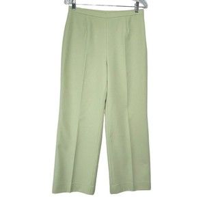 Le Suit Essential Women Sz 6P Business Dress Pants Green Petite